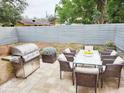 Virtually staged patio with dining furniture at 2102 6Th St, Sarasota, FL 34237