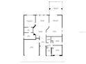Floor plan showing the layout of the house at 4701 50Th W Ave, Bradenton, FL 34210