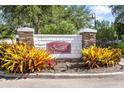 Community entrance sign with landscaping at 4850 51St W St # 4204, Bradenton, FL 34210