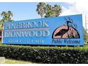 Pinebrook Ironwood Golf Club sign welcoming the public at 4410 Fairways Blvd # 602, Bradenton, FL 34209