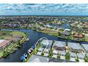 Aerial view showing property location and waterfront access at 2002 Bal Harbor Blvd # 1311, Punta Gorda, FL 33950