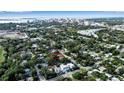 Aerial view of a vacant lot in a residential neighborhood at 2344 Bay W St, Sarasota, FL 34237