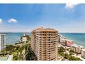High-rise building exterior showcasing waterfront location at 1111 Ritz Carlton Dr # 1802, Sarasota, FL 34236