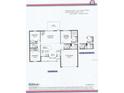1500 sq ft house floor plan with 2 bedrooms, 2 bathrooms and a 2 car garage at 4860 Florida Rd, Venice, FL 34293