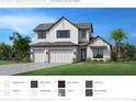 Two story home with three car garage and modern design at 2533 Waterfront Cir, Sarasota, FL 34240