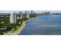 Aerial view of cityscape and waterfront at 2912 W Santiago St # 2004, Tampa, FL 33629
