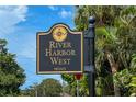 Private community entrance sign for River Harbor West at 2103 89Th Nw St, Bradenton, FL 34209