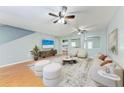 Bright living room with hardwood floors at 4925 70Th E St, Palmetto, FL 34221