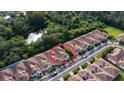 Aerial view of house and surrounding neighborhood at 7823 33Rd E St # 20, Sarasota, FL 34243