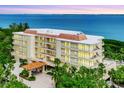 Luxury building exterior at sunset at 3080 Grand Bay Blvd # 532, Longboat Key, FL 34228