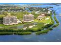 Aerial view showcasing building location at 3080 Grand Bay Blvd # 532, Longboat Key, FL 34228