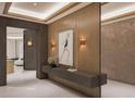 Elegant entryway with modern decor at 555 Quay Cmn # 1503, Sarasota, FL 34236