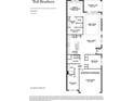 First floor plan featuring a 2 car garage and 3 bedrooms at 18868 Dayspring Pl, Venice, FL 34293