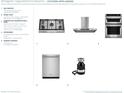Stainless steel kitchen appliances including a gas cooktop, range hood, and oven at 18848 Dayspring Pl, Venice, FL 34293