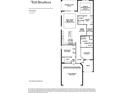 First floor plan showcasing a spacious layout with 2-car garage, primary suite, and open living areas at 18905 Dayspring Pl, Venice, FL 34293