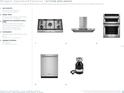Stainless steel kitchen appliances, including gas cooktop, range hood, and microwave at 18905 Dayspring Pl, Venice, FL 34293
