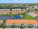 Community overview featuring a pool, tennis courts, and a lake at 4224 Madeira Ct # 3309, Sarasota, FL 34233