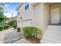 Two-story townhome with a two-car garage and front entrance at 6714 Fairview Ter, Bradenton, FL 34203