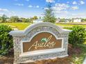Attractive entrance sign for Avalon West community at 766 Hillshire Pl, Spring Hill, FL 34609