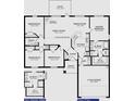 Four-bedroom, two-bath home featuring a great room and two-car garage at 6105 Bodmin Ln, North Port, FL 34291