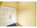 Elegant double doors with ornate detailing, adding a touch of sophistication to the entrance at 6101 34Th W St # 15B, Bradenton, FL 34210
