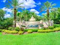 Grand entrance to the Cascades community with a fountain at 4139 63Rd E Ter, Sarasota, FL 34243