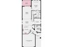 Two-story home floor plan with 2-car garage, lanai, and primary suite at 15165 Shady Palms Ln, Nokomis, FL 34275