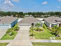 Well-maintained single-story home with a two-car garage and a beautifully landscaped yard at 3718 Mossy Limb Ct, Palmetto, FL 34221