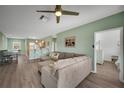 Spacious living room with comfortable seating at 3919 Cape Haze Dr # 506, Rotonda West, FL 33947