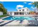 Modern home with private pool and expansive patio at 4915 Primrose Path, Sarasota, FL 34242