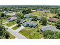 Aerial view showcasing the home's location in the neighborhood at 7648 Totem Ave, North Port, FL 34291