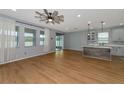 Kitchen with island and stainless steel appliances at 7746 108Th Avenue E Cir, Parrish, FL 34219