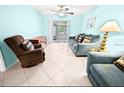 Relaxing living room with comfortable seating at 3532 Lake Bayshore Dr # K117, Bradenton, FL 34205