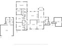 Floor plan showcasing a spacious layout with multiple bedrooms and bathrooms at 1616 North Dr, Sarasota, FL 34239