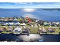 Waterfront property view showcasing the home's location and neighborhood at 118 Creek Se Dr, Port Charlotte, FL 33952