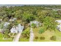 Aerial view of a single Gathering home and lot at 25318 Marion Ave, Punta Gorda, FL 33950