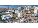 Aerial view showcasing the property's proximity to urban amenities and waterfront at 1335 2Nd St # 301, Sarasota, FL 34236