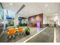 Condominium lobby with seating area and Cityscape signage at 1990 Main St # Ph 6, Sarasota, FL 34236