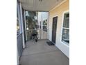 Screened balcony with exterior access and grill at 4802 51St W St # 421, Bradenton, FL 34210