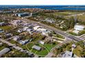 Aerial view showing home's location and surroundings at 11907 45Th W Ave, Cortez, FL 34215