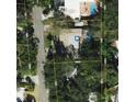 Aerial view showing home's location and surrounding area at 5443 Avenida Del Mare, Sarasota, FL 34242