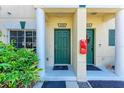 Two green doors in a townhouse entryway at 227 Cape Harbour Loop # 103, Bradenton, FL 34212
