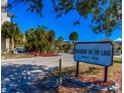Sign for Bayshore on the Lake private drive community at 4067 Lake Bayshore Dr # 302, Bradenton, FL 34205