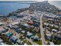 Aerial view of coastal neighborhood at 5607 Holmes Blvd, Holmes Beach, FL 34217