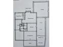 Floor plan showing a 2-bedroom, 2-bathroom home with an attached garage at 633 Calle De Peru, Sarasota, FL 34242