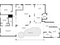 Detailed floor plan showcasing the home's layout, including bedrooms, bathrooms, living areas, pool, and courtyard at 303 9Th E Ave, Palmetto, FL 34221