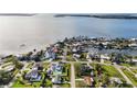 Beautiful aerial view showcasing the waterfront community and stunning views of the bay at 806 Arlington Rd, Palmetto, FL 34221