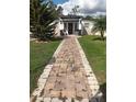 Brick walkway leading to a charming front entrance at 3321 Glouster St, Sarasota, FL 34235