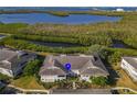 Aerial view showcasing condo's position in community at 636 Estuary Dr # 636, Bradenton, FL 34209