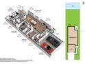 3-bedroom, 2-bathroom home with open floor plan, kitchen, living room, and garage at 9016 Waxwing Way, Parrish, FL 34219